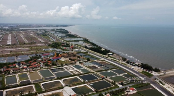 Toàn cảnh tuyến đường bộ ven biển qua tỉnh Nam Định đầu tư gần 2.700 tỷ đồng dần hình thành