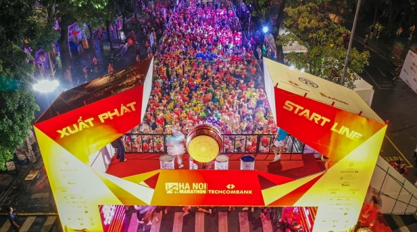Giải chạy Hà Nội Marathon Techcombank - thúc đẩy du lịch thể thao