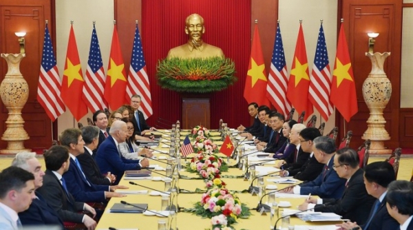 Việt Nam và Hoa Kỳ nâng cấp quan hệ lên Đối tác chiến lược toàn diện