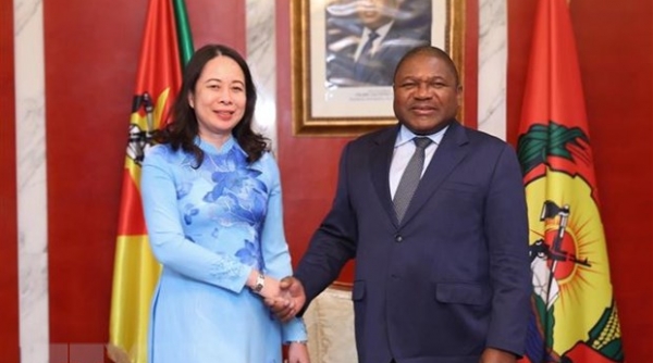 Phó chủ tịch nước Võ Thị Ánh Xuân hội kiến Tổng thống Mozambique