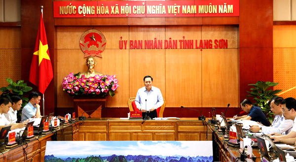 UBND tỉnh Lạng Sơn họp phiên thường kỳ tháng 9