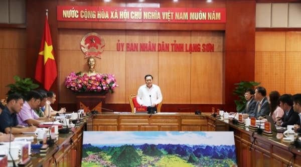 Lạng Sơn: Chủ tịch UBND tỉnh làm việc với doanh nghiệp