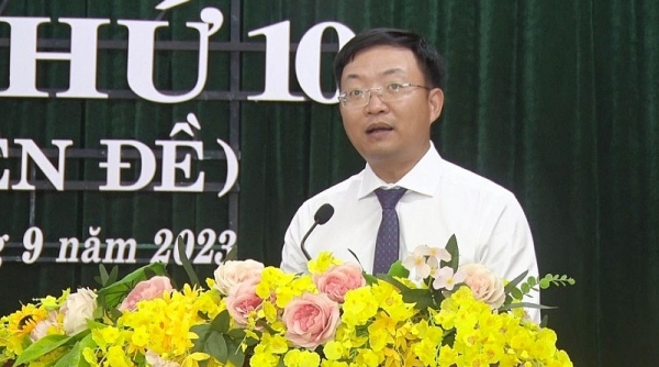 Ông Nguyễn Thế Anh được bầu giữ chức Chủ tịch UBND thị xã Nghi Sơn
