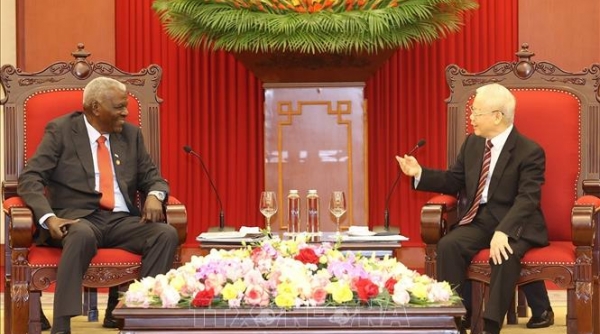 Tổng Bí thư Nguyễn Phú Trọng tiếp Đoàn đại biểu cấp cao Đảng, Nhà nước Cuba