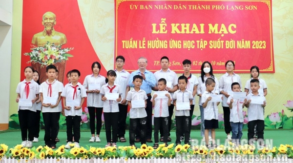 TP. Lạng Sơn khai mạc tuần lễ hưởng ứng học tập suốt đời năm 2023