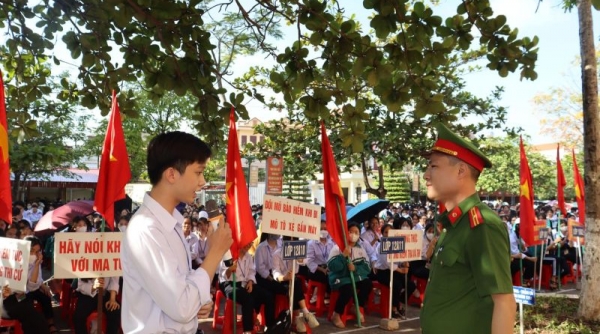 Nam Định: Phối hợp tổ chức tuyên truyền, phổ biến giáo dục pháp luật cho học sinh