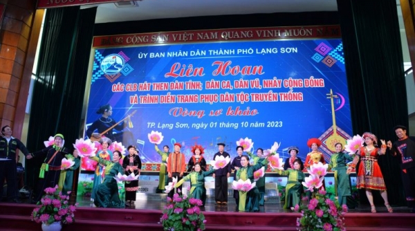 Thành phố Lạng Sơn: Kết thúc vòng thi sơ khảo Liên hoan các câu lạc bộ văn hóa văn nghệ