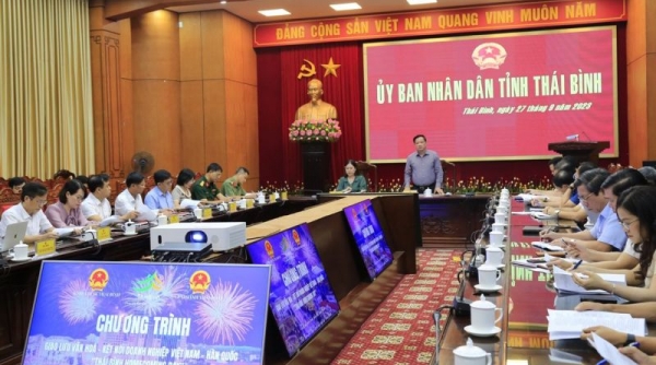 Thái Bình chuẩn bị tổ chức Giao lưu văn hóa – kết nối doanh nghiệp Việt Nam – Hàn Quốc