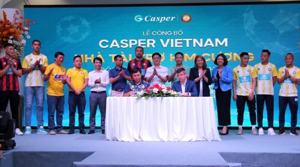Casper Việt Nam là nhà tài trợ kim cương cho CLB Đông Á Thanh Hóa mùa giải 2023-2024