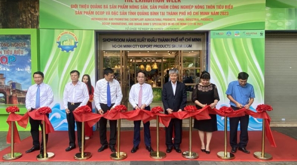 Khai mạc Tuần lễ giới thiệu các sản phẩm OCOP, đặc sản Quảng Bình tại TP. HCM