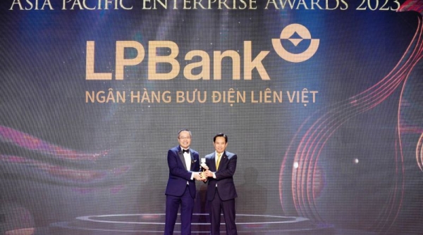 LPBank tiếp tục nhận giải thưởng Doanh nghiệp xuất sắc Châu Á năm 2023