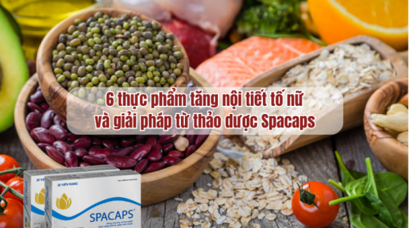 6 thực phẩm tăng nội tiết tố nữ và giải pháp từ thảo dược Spacaps