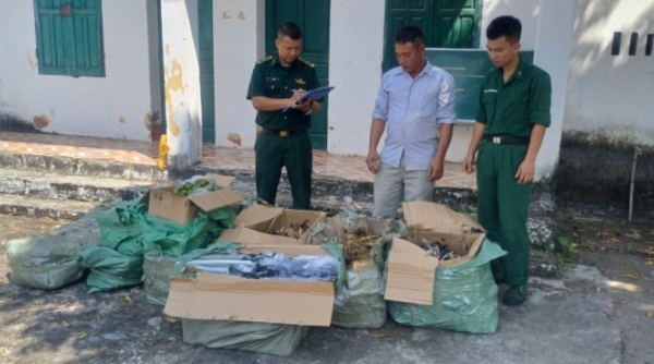 Biên phòng Quảng Ninh: Bắt giữ đối tượng vận chuyển hàng hóa trái phép ở khu vực biên giới