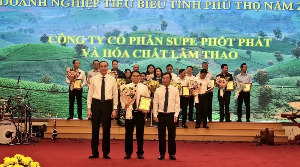 Supe Lâm Thao được vinh danh Doanh nghiệp tiêu biểu tỉnh Phú Thọ