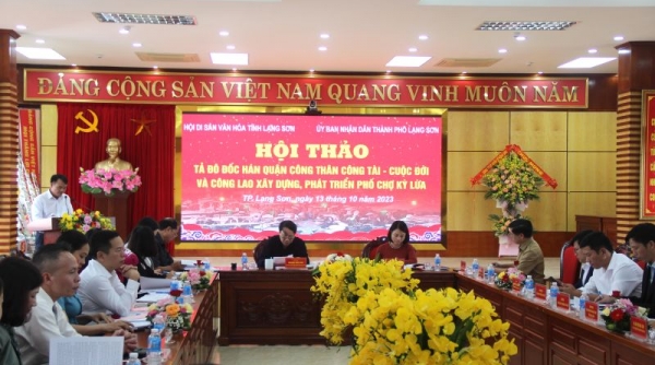Thành phố Lạng Sơn: Tổ chức hội thảo khoa học về Tả đô đốc Hán Quận công Thân Công Tài