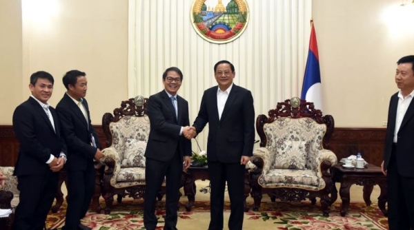 Thủ tướng nước Cộng hòa Dân chủ Nhân dân Lào tiếp Đoàn cán bộ lãnh đạo THACO