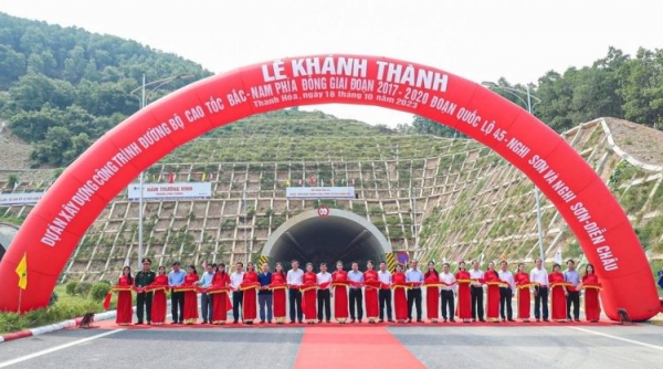Phó Thủ tướng Trần Hồng Hà dự lễ khánh thành đường bộ cao tốc đoạn Quốc lộ 45 - Nghi Sơn và Nghi Sơn - Diễn Châu