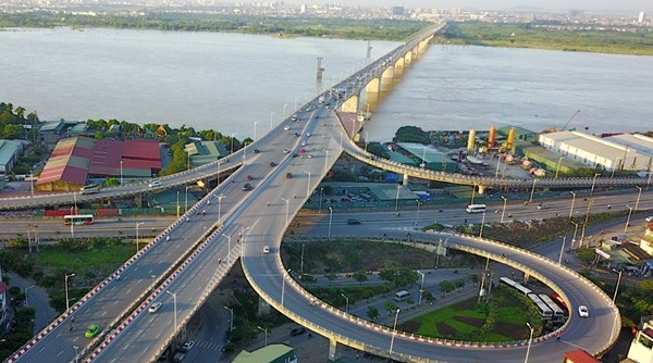 Hà Nội phân luồng tổ chức giao thông trên cầu Vĩnh Tuy