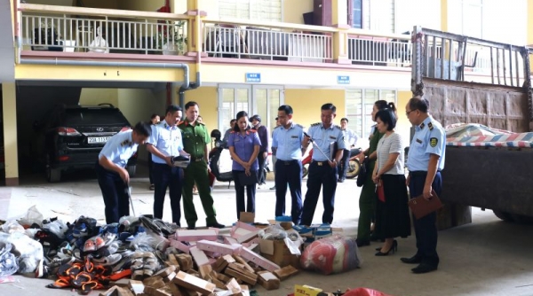 Cục Quản lý thị trường tỉnh Thái Nguyên tổ chức tiêu hủy tài sản là tang vật vi phạm