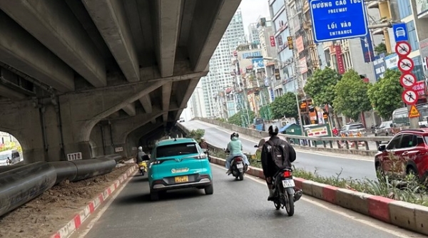 Tổ chức phân luồng giao thông một chiều trên tuyến đường Nguyễn Xiển - Vành đai 3