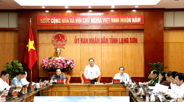 UBND tỉnh Lạng Sơn họp phiên thường kỳ tháng 10