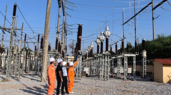 Nghiệm thu, đóng điện thành công dự án xuất tuyến 110kV sau Trạm biến áp 220kV Bắc Quang