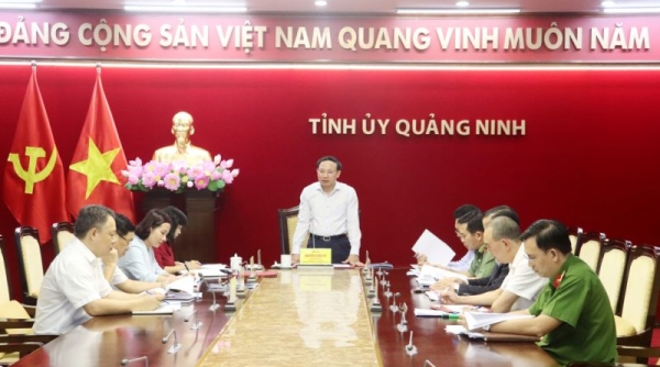 Ban Chỉ đạo phòng chống tham nhũng, tiêu cực tỉnh Quảng Ninh tổ chức phiên họp tháng 10