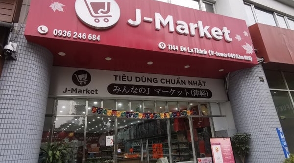 Siêu thị J – Market tại Hà Nội: Bày bán hàng hoá không tem nhãn phụ, không rõ xuất xứ