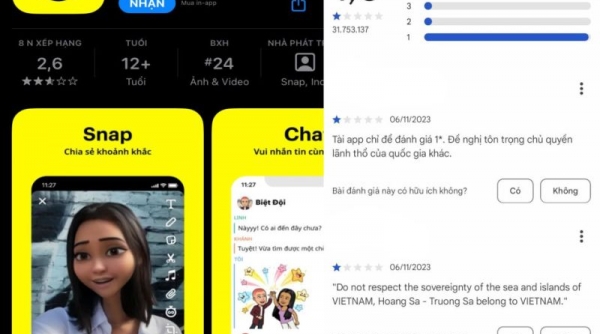Một ứng dụng chat bị tẩy chay ở Việt Nam vì bản đồ chứa "đường lưỡi bò"