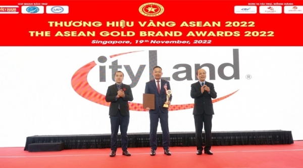 CityLand Group được vinh danh “Top 10 Thương hiệu Vàng ASEAN 2022”