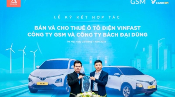 Hãng taxi điện Hà Tĩnh mua và thuê 300 ô tô điện VinFast từ GSM