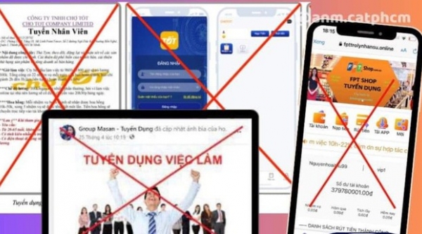 Công an TP. Hồ Chí Minh cảnh báo thủ đoạn giả mạo doanh nghiệp lừa đảo người xin việc