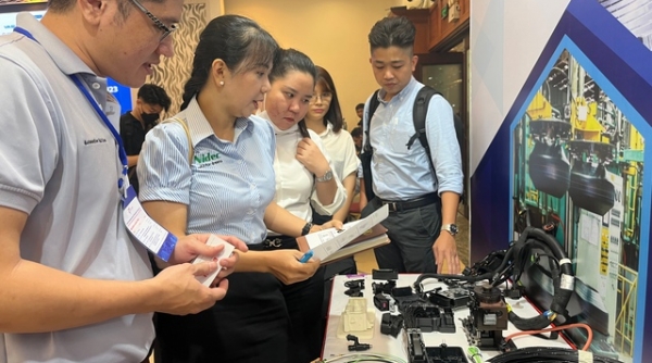 200 gian hàng tham gia triển lãm Công nghiệp hỗ trợ Việt Nam năm 2023 tại TP. Hồ Chí Minh