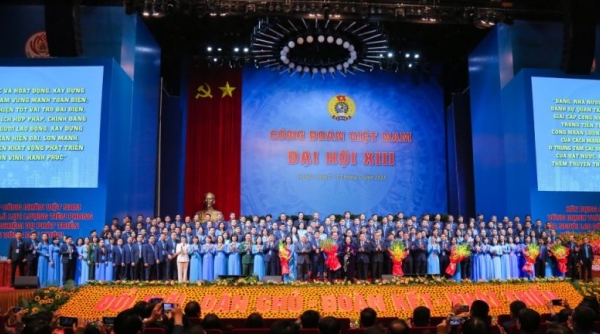 Đại hội XIII Công đoàn Việt Nam, nhiệm kỳ 2023 – 2028 thành công tốt đẹp