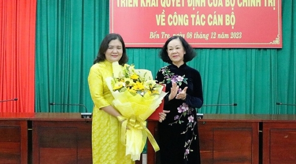 Bà Hồ Thị Hoàng Yến giữ chức Quyền Bí thư Tỉnh ủy Bến Tre