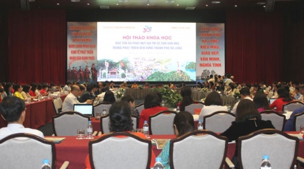 Hội thảo Bảo tồn và phát huy giá trị di sản văn hóa trong phát triển bền vững Hạ Long