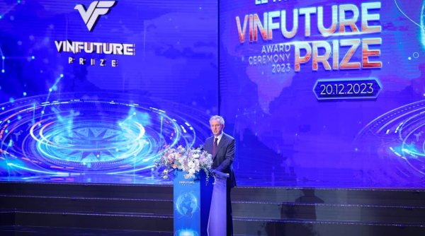 Chủ tịch Hội đồng Giải thưởng VinFuture:  Giải thưởng VinFuture có uy tín và tác động rất tốt trên phạm vi toàn cầu