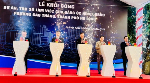 Hạ Long - Quảng Ninh: Đồng loạt khởi công, khánh thành các công trình chào mừng kỷ niệm 30 năm thành lập thành phố