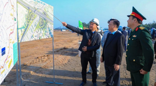 Bí thư Thành ủy Hà Nội kiểm tra tiến độ dự án đầu tư xây dựng đường Vành đai 4