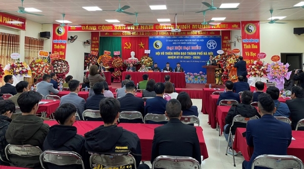 Đại hội đại biểu nhiệm kỳ IV Hội Võ Thiên Môn Đạo Thành phố Hà Nội