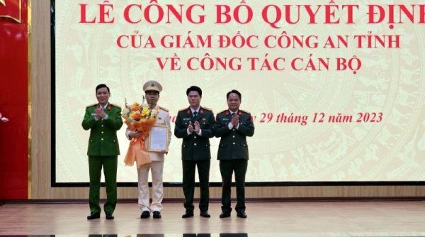 Thượng tá Đỗ Ngọc Dương được điều động giữ chức vụ trưởng Công an TP. Thanh Hóa