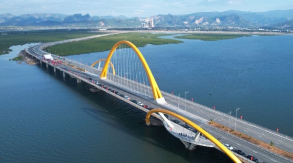 Quảng Ninh: Khánh thành cầu Bình Minh nối đôi bờ vịnh Cửa Lục