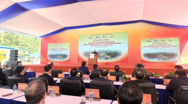 Thủ tướng Phạm Minh Chính phát lệnh khởi công tuyến cao tốc 14.000 tỷ đồng Đồng Đăng - Trà Lĩnh