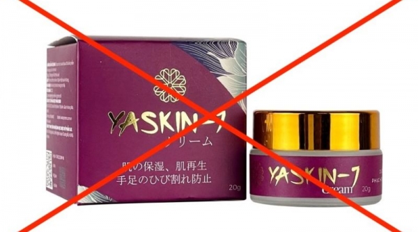 Thu hồi lô mỹ phẩm Yaskin-J của Công ty Dược mỹ phẩm SJK sản xuất do không đạt tiêu chuẩn chất lượng