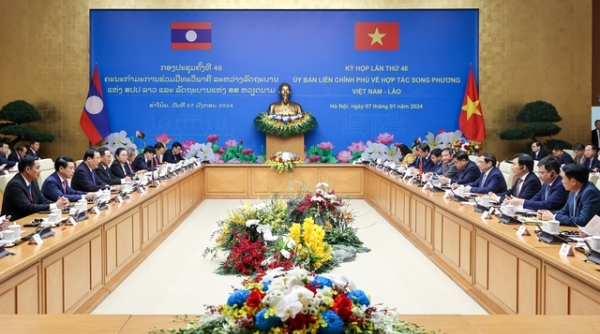 Việt Nam - Lào thúc đẩy tăng kim ngạch thương mại năm 2024 từ 10-15%