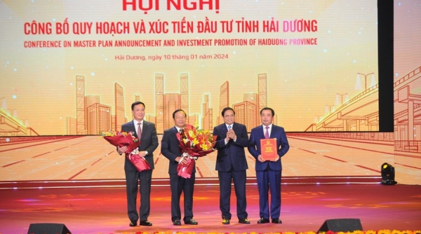 Thủ tướng dự Hội nghị công bố Quy hoạch tỉnh Hải Dương