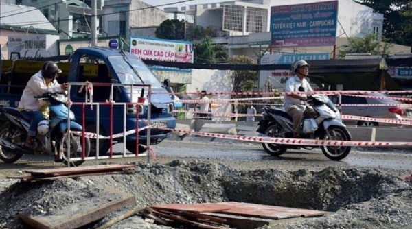 TP. Hồ Chí Minh tạm ngưng thi công các công trình đào đường dịp Tết Nguyên đán
