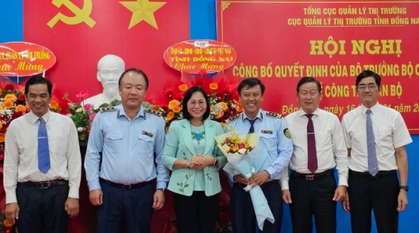 Ông Nguyễn Văn Phúc giữ chức vụ Cục trưởng Cục Quản lý thị trường tỉnh Đồng Nai