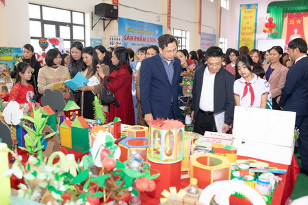 Sôi nổi các hoạt động trong ngày hội STEM cấp tiểu học tại huyện Hải Hậu