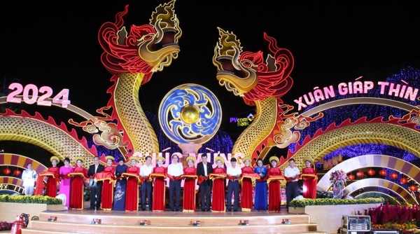 Vũng Tàu: Khai mạc Hội hoa xuân Giáp Thìn 2024